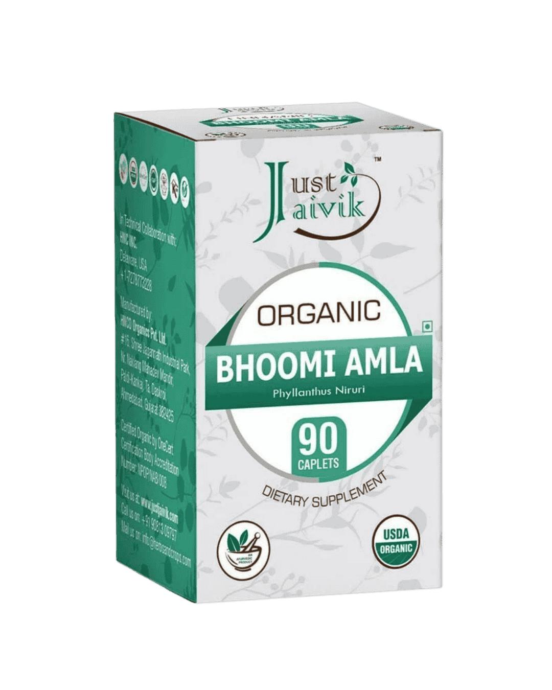 Organic Bhumiamlaki (Bhoomi Amla) Tablets - 750mg