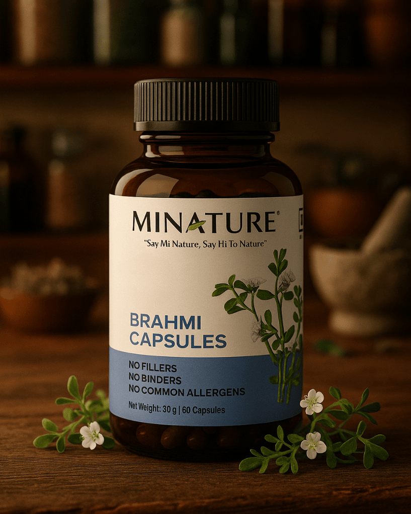 Brahmi Capsules, Minature, Ayurvedastorenz