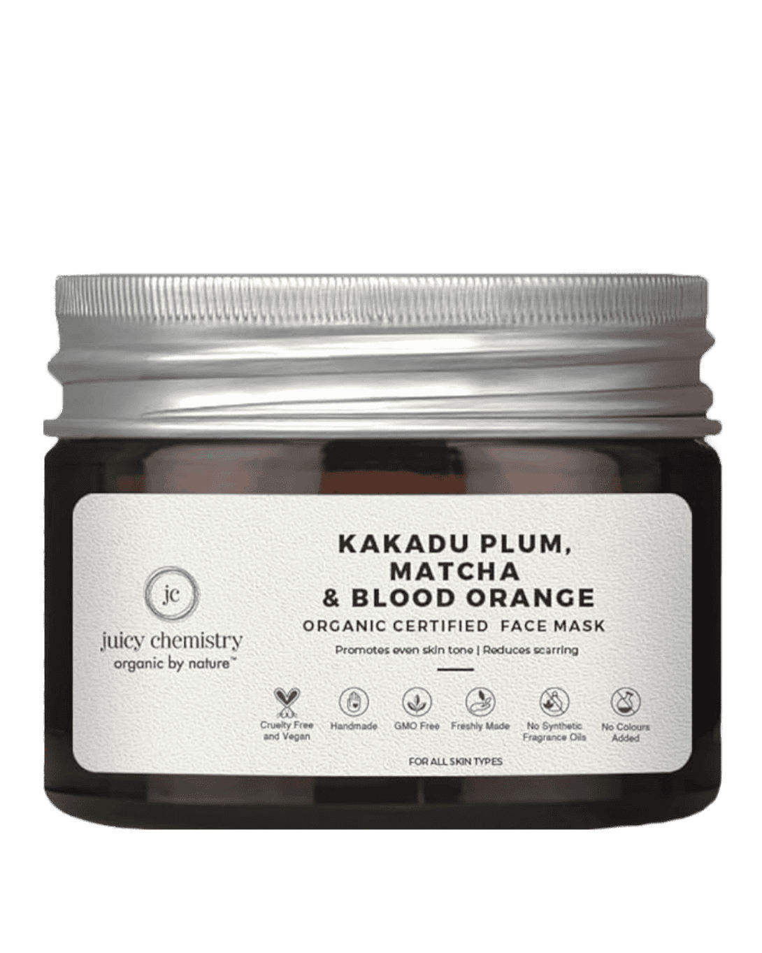 Kakadu Plum, Matcha And Blood Orange Face Mask, Juicy Chemistry, Ayurveda Store NZ