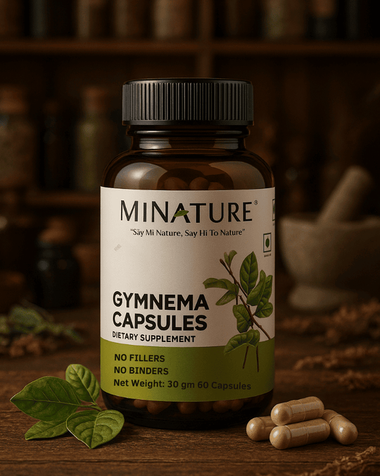 100% Natural Gymnema Capsules, Minature, Ayurveda Store NZ