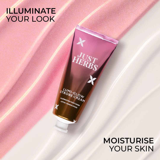 Just Herbs, Lumi Glow Strobe Cream, Moisturiser, Ayurveda Store NZ