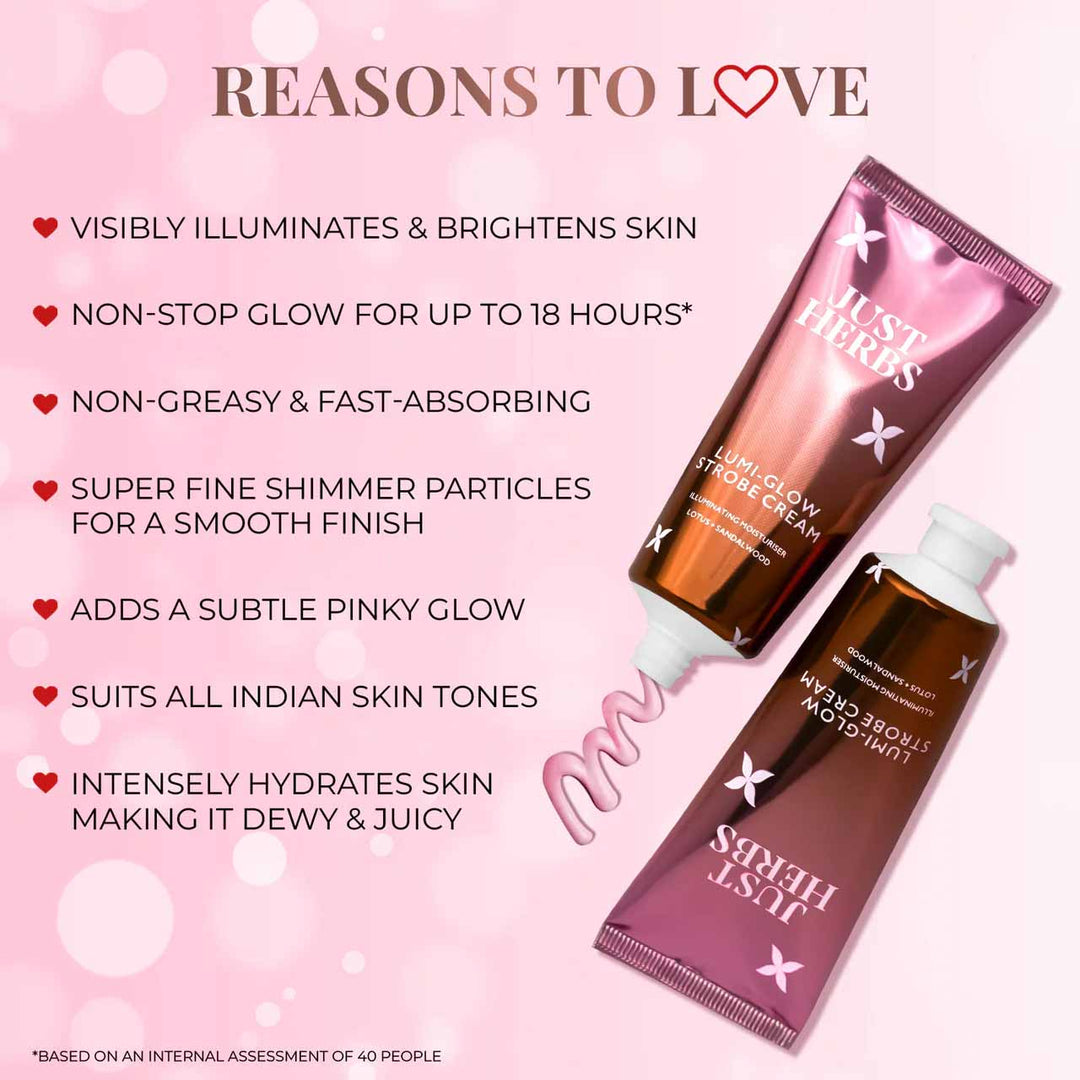 Just Herbs, Lumi Glow Strobe Cream, Moisturiser, Ayurveda Store NZ
