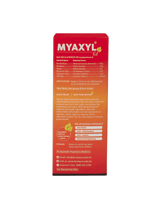 Kerala Ayurveda Myaxyl oil - For Quick Pain Support Naturally