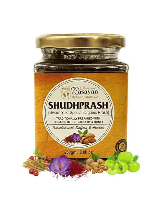 Natural Chawanprash (ShudhPrash) | Enriched with Saffron & Edible Gold