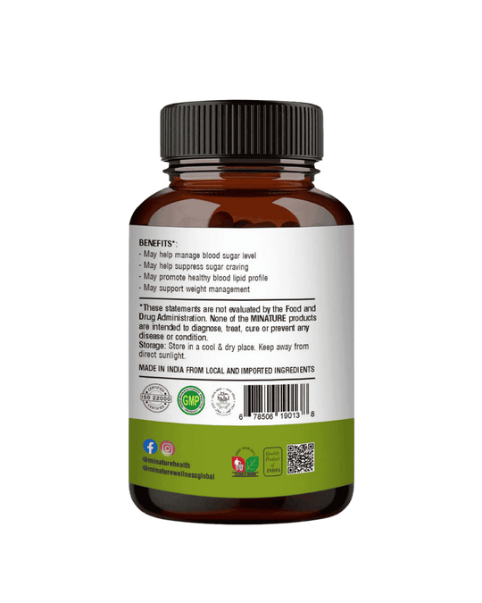 100% Natural Gymnema Capsules, Minature, Ayurveda Store NZ