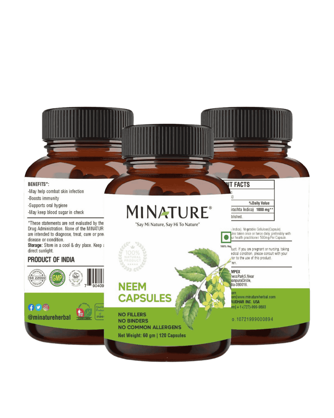 Neem Capsules, Minature, Ayurveda Store NZ