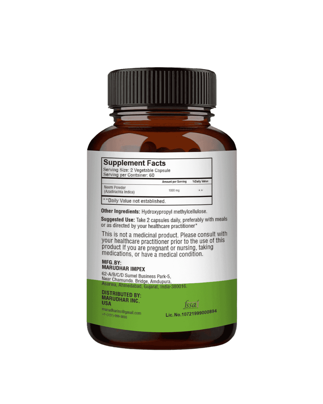 Neem Capsules, Minature, Ayurveda Store NZ