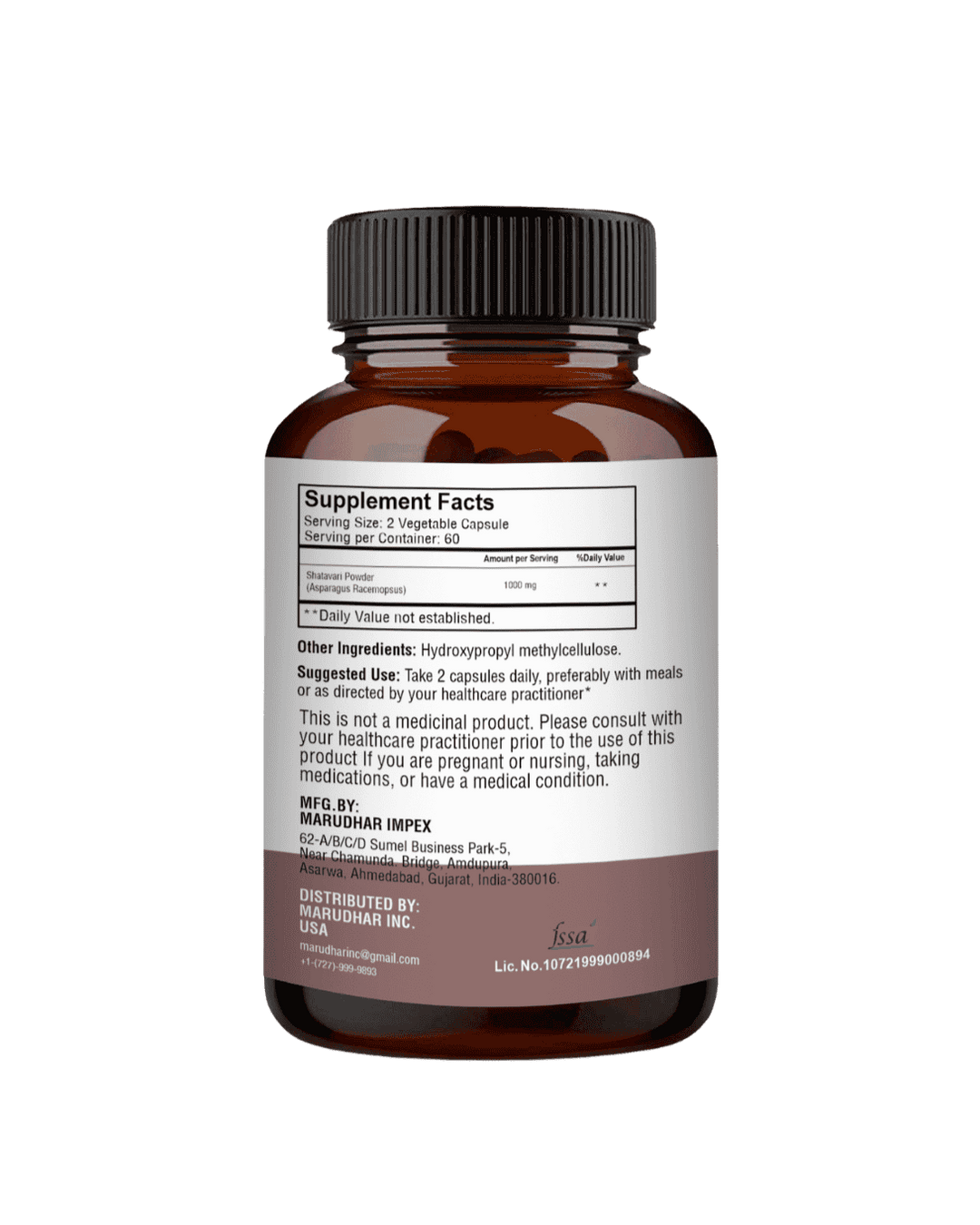 Shatavari Capsules , Minature, Ayurvedastorenz