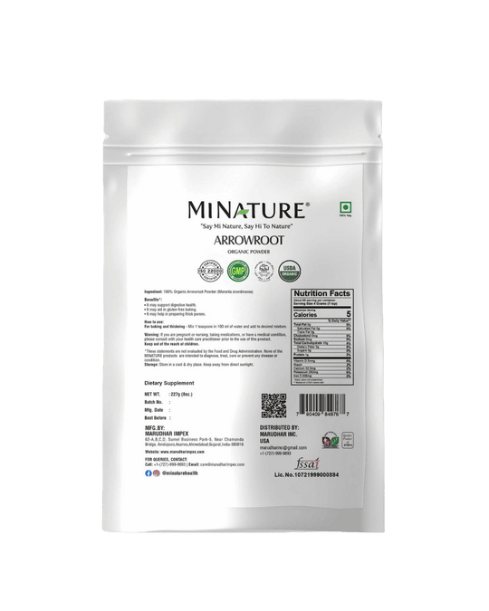 Organic Arrowroot Powder 227g