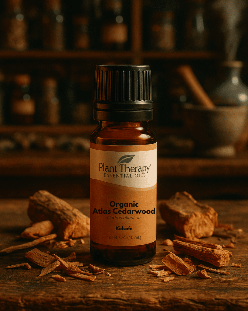 Organic Atlas Cedarwood Essential Oil, Plant Therapy, Ayurveda Store NZ