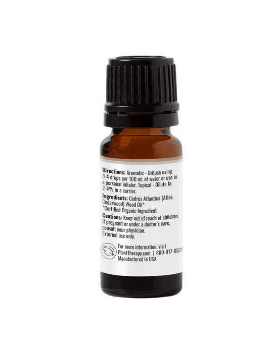 Organic Atlas Cedarwood Essential Oil, Plant Therapy, Ayurveda Store NZ