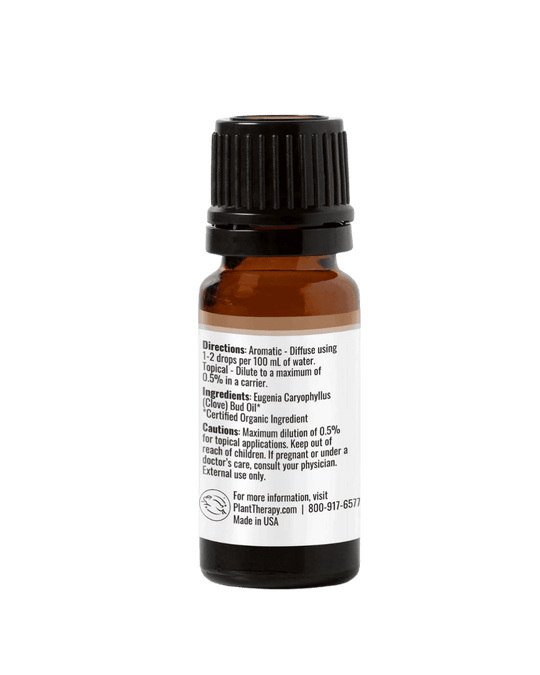 Organic Clove Bud Essential Oil, Plant Therapy, Ayurveda Store NZ