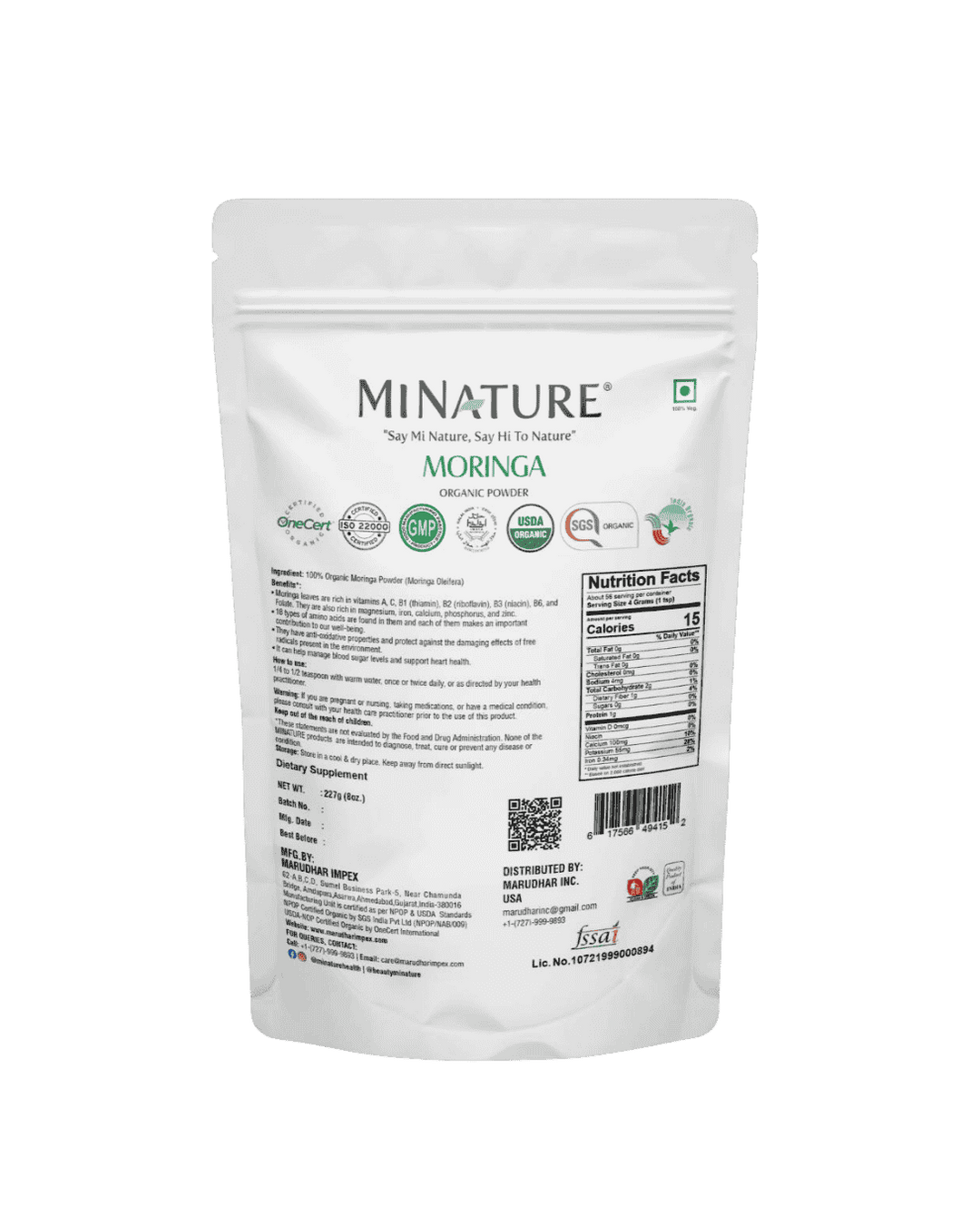 Minature, Moringa Powder, Ayurveda Store NZ