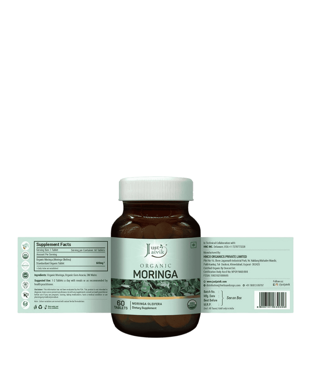 Organic Moringa, Just Jaivik, Ayurveda Store NZ