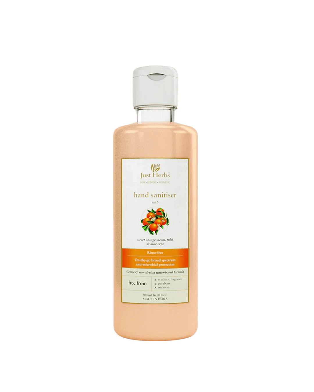 Hand Sanitiser - Sweet Orange, Neem, Tulsi & Aloe Vera