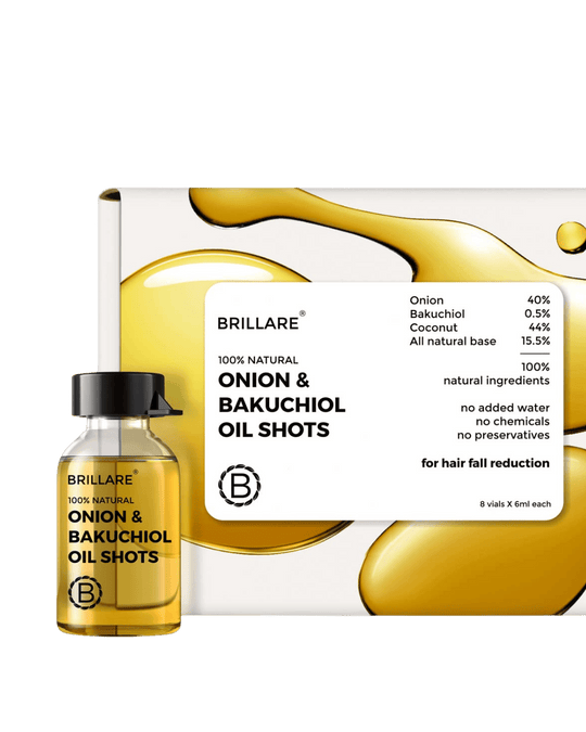 Onion & Bakuchiol Oil Shots For Hair Fall Reduction