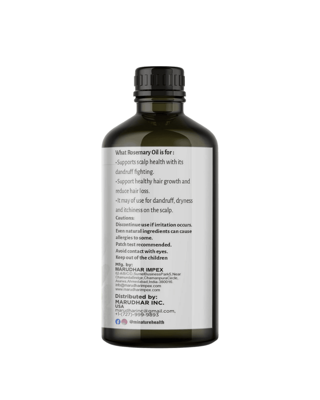 Minature, Rosemary Oil, Ayurveda Store Nz