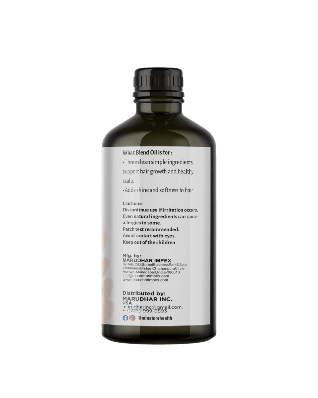 Rosemary+Castor+Sweet Almond Blend Oil | 100ml