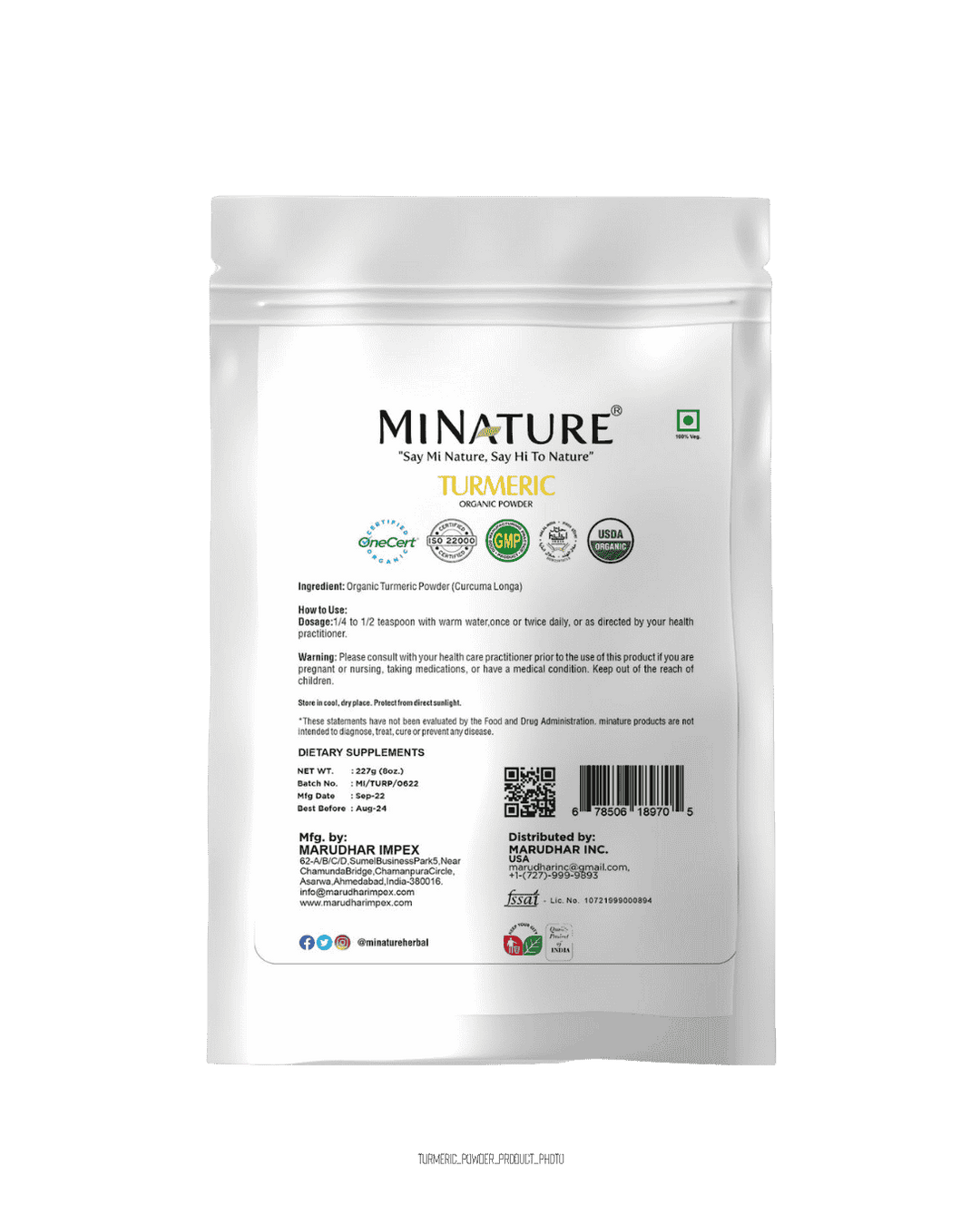 Turmeric Powder, Minature, Ayurveda Store NZ