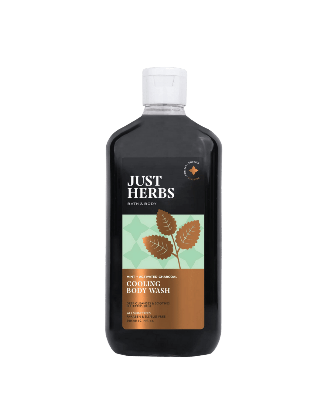 Mint Cooling Body Wash with Activated Charcoal