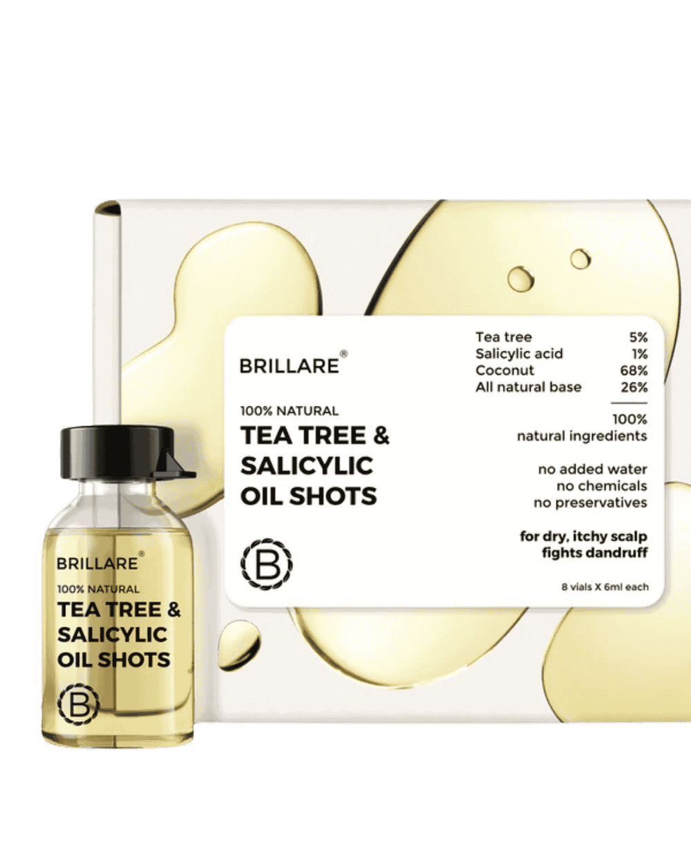 Tea Tree & Salicylic Oil Shots For Dandruff Control