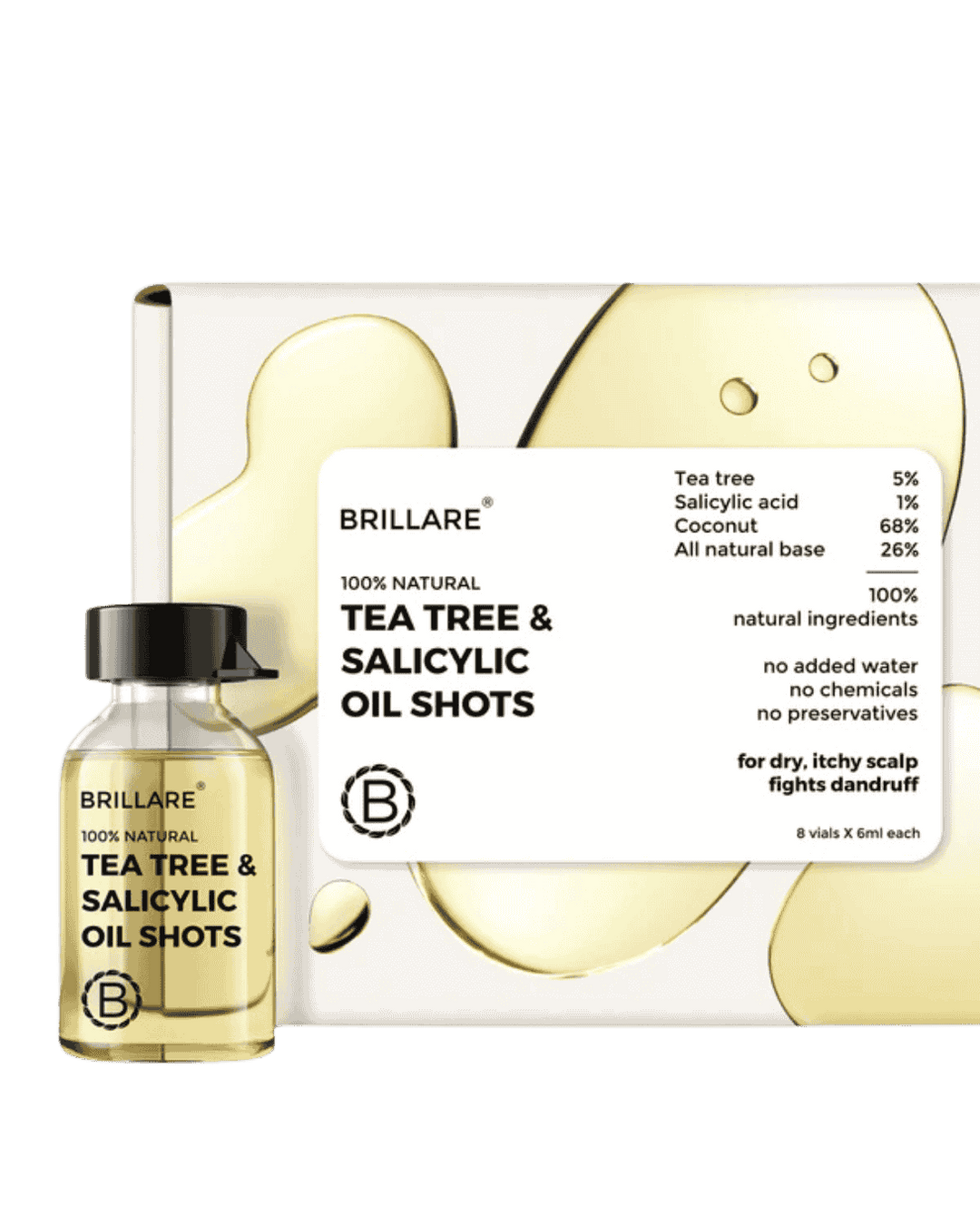 Tea Tree & Salicylic Oil Shots For Dandruff Control
