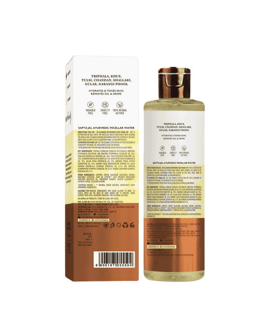 7 Waters Ayurvedic Micellar Water | Toner | Skin Hydration 100ml