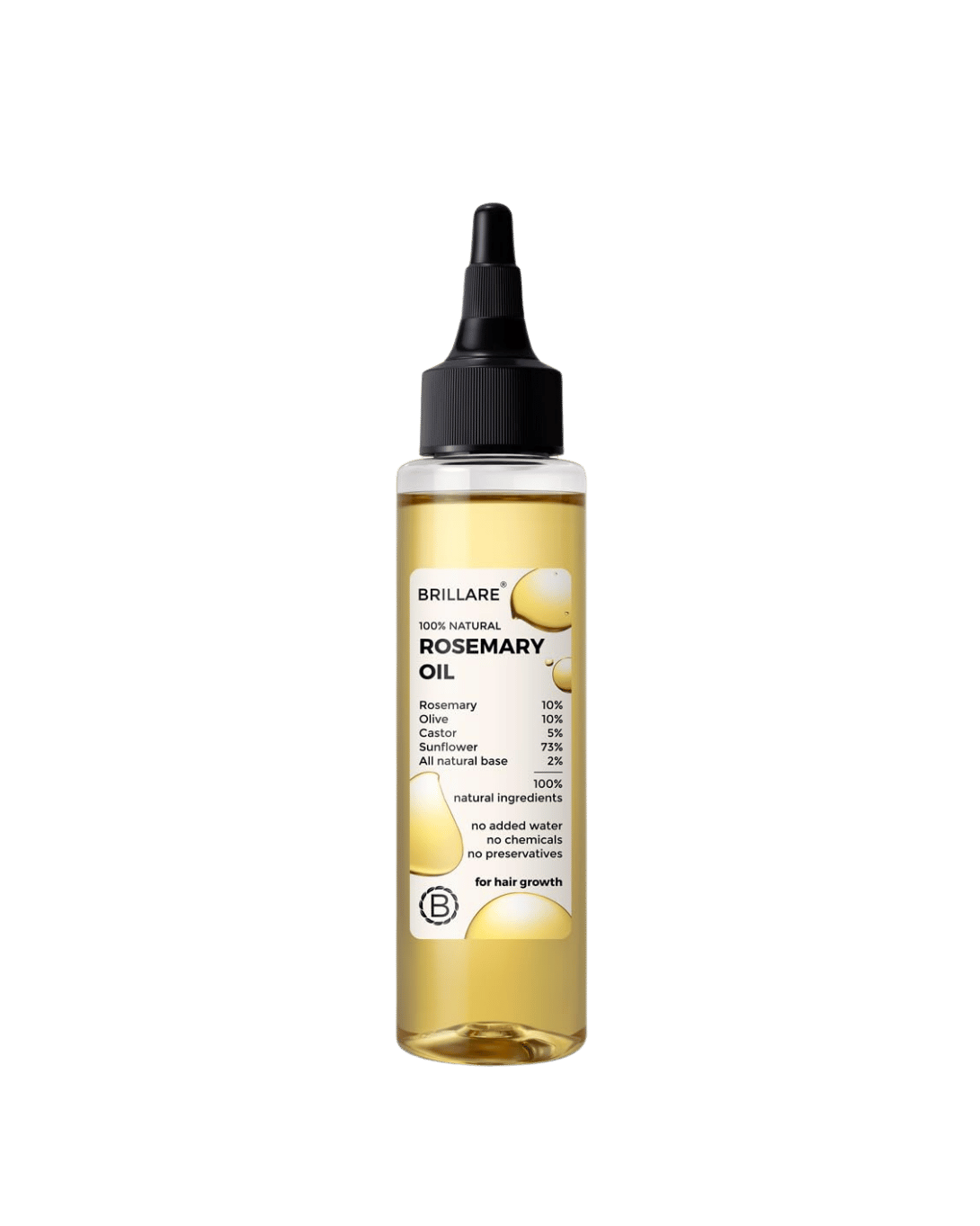 Rosemary Hair Oil for Hair Growth, Brillare, Ayurveda Store NZ