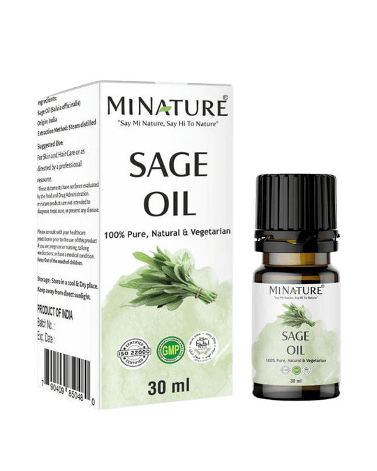 100% Natural Sage Oil- 30ml