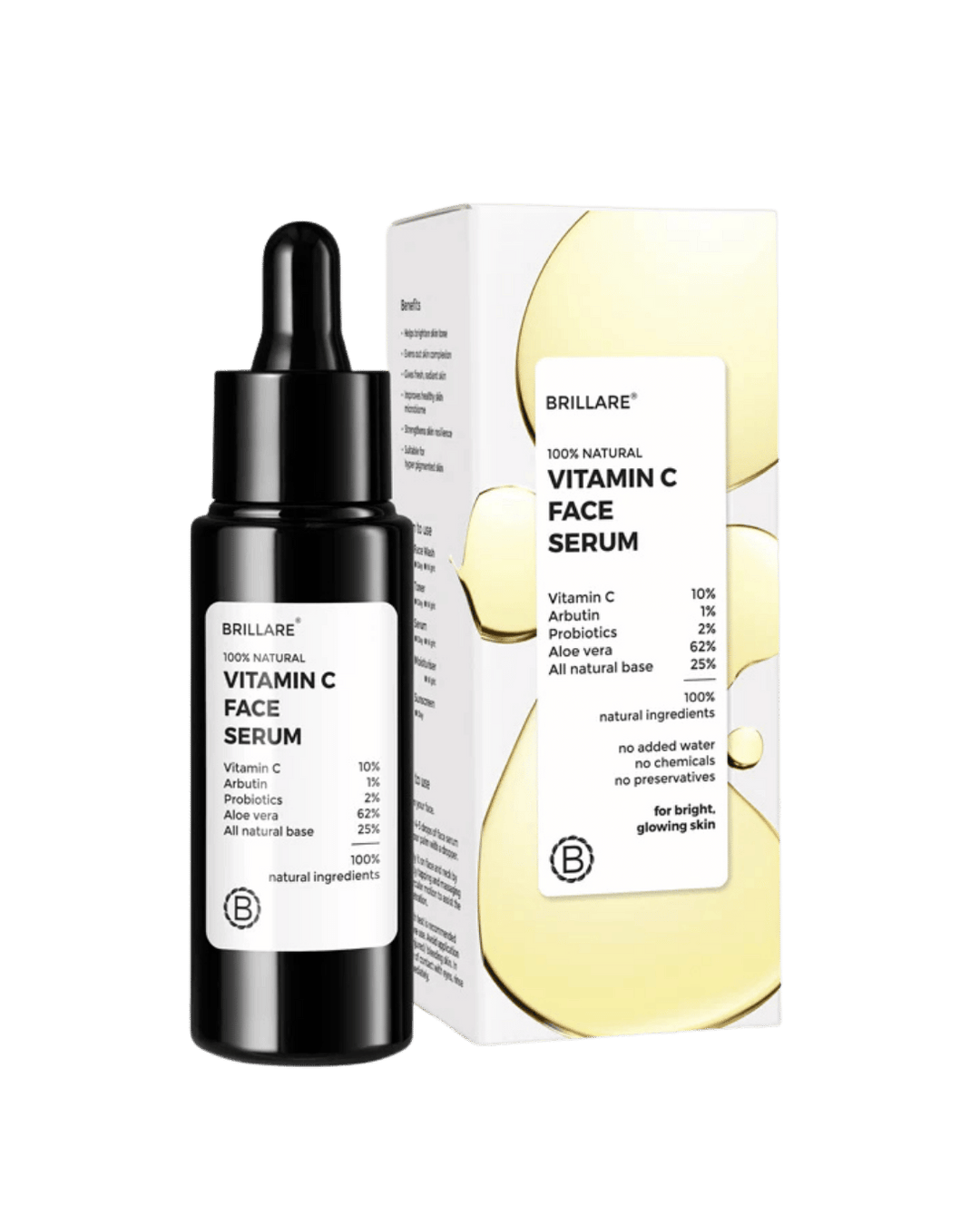 100% Vitamin C Face Serum For Bright, Glowing Skin