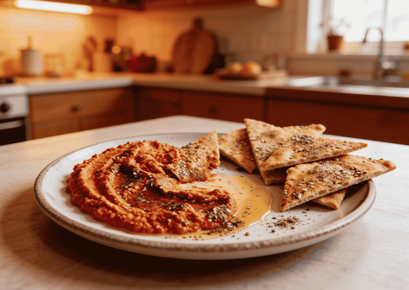 Muhammara (Roasted Red Pepper Dip)