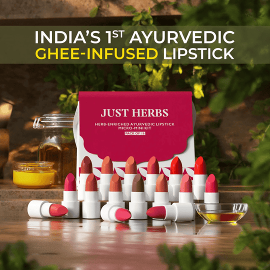 Herb Enriched Ayurvedic Lipstick Micro-Mini Kit