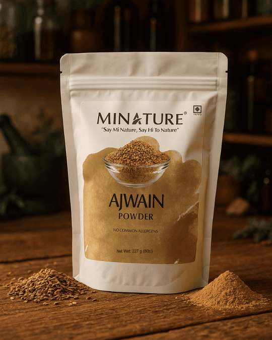 100% Natural Ajwain Powder (Carom seed powder) 227g