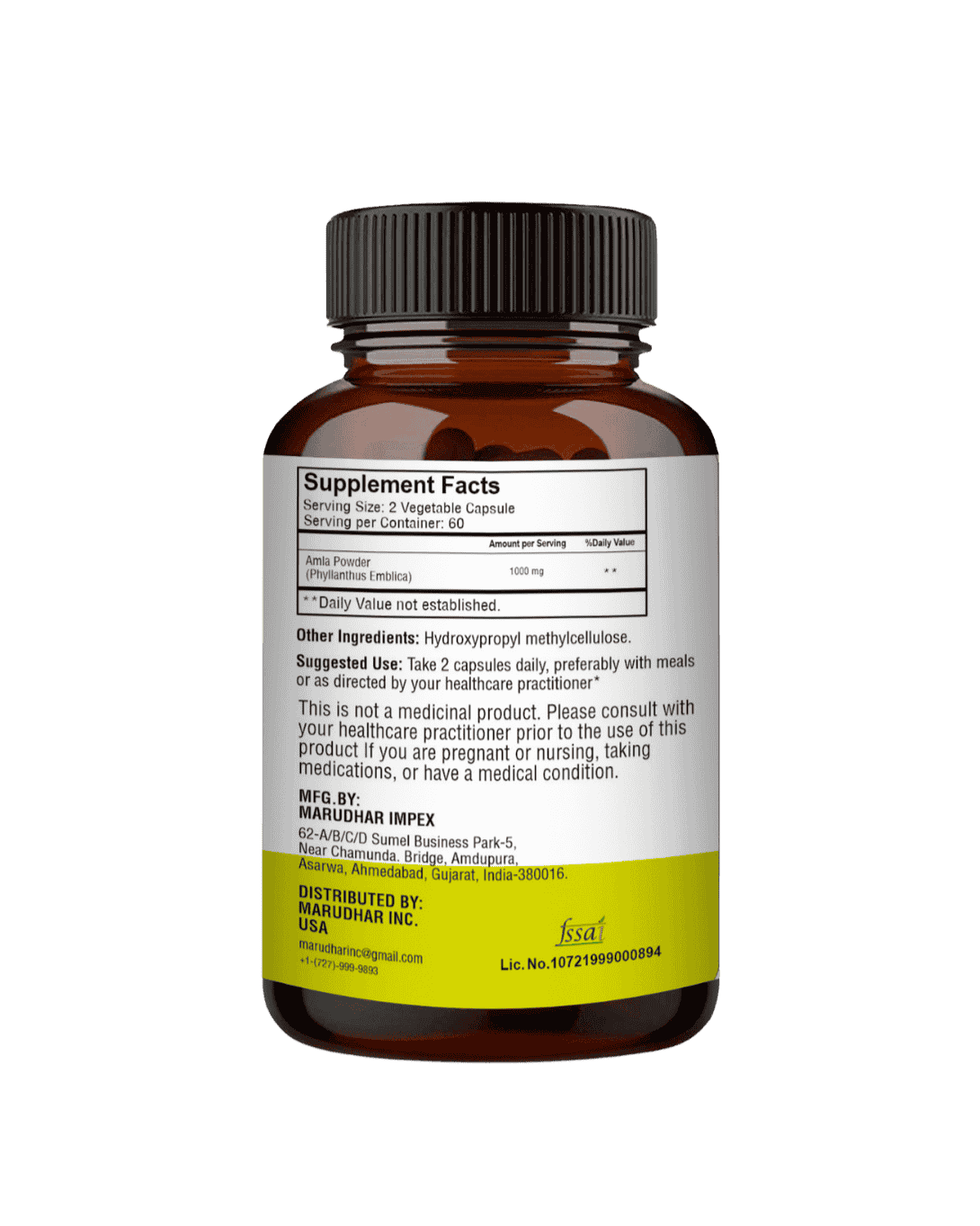 Amla Capsules, Minature, Ayurveda Store NZ