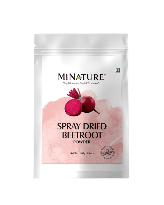 Package of Mi Nature spray dried beetroot powder