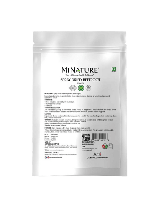 Spray Dried Beetroot Powder 100g