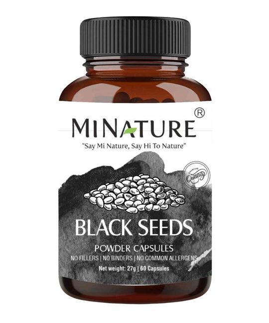 100% Natural Black Seed Capsules 60 Veg Caps | 450mg