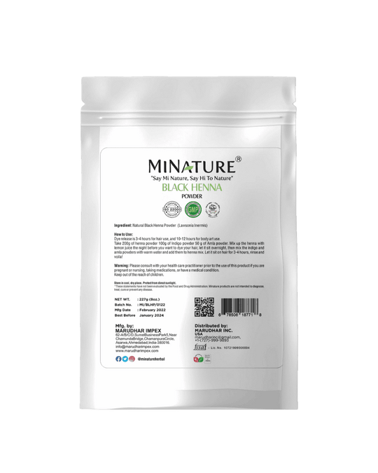 Organic Henna Powder 227g - USDA Certified