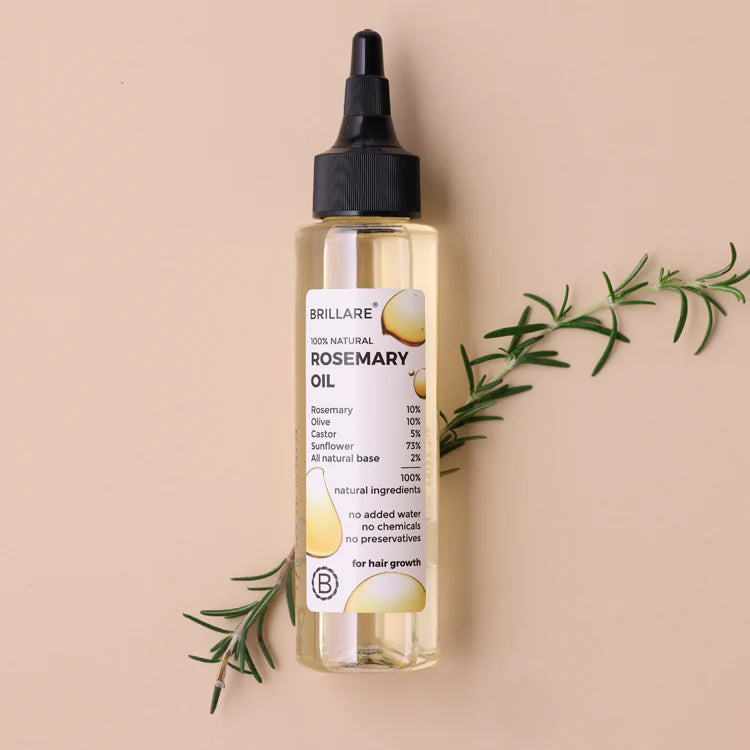 Rosemary Hair Oil for Hair Growth, Brillare, Ayurveda Store NZ