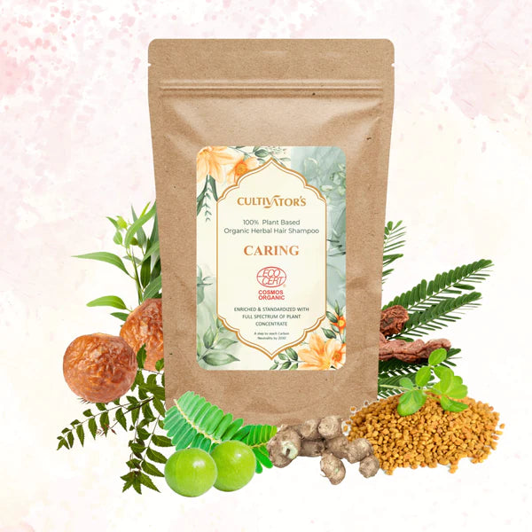 Cultivator's, Caring, Organic Herbal Hair Shampoo, Ayurveda Store NZ