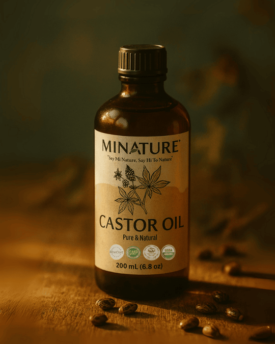 Minature, Castor Oil, Cold pressed, Ayurveda Store