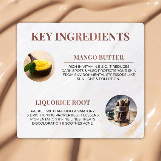 Concealer Brightening & Correcting- Mango Butter and Liquorice Root