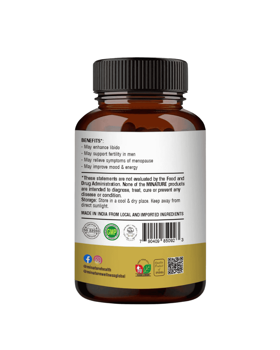 Maca Root Capsules , Minature, Ayurvedastorenz
