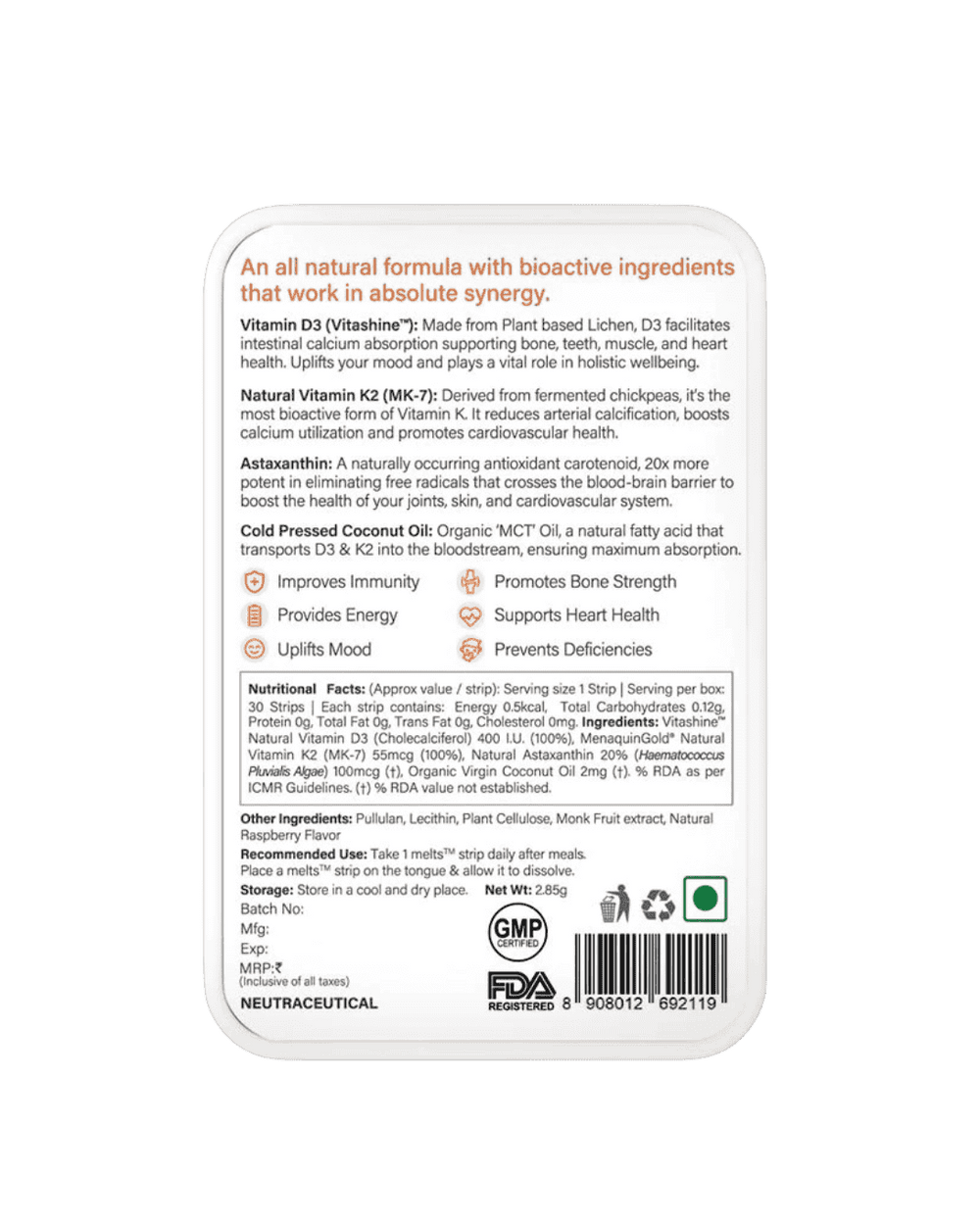 Melts® Natural Vitamin D3