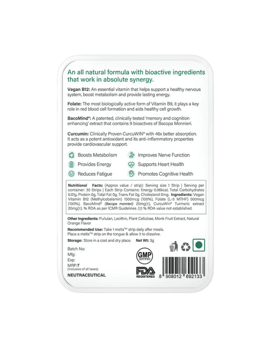 Melts® Vegan Vitamin B12