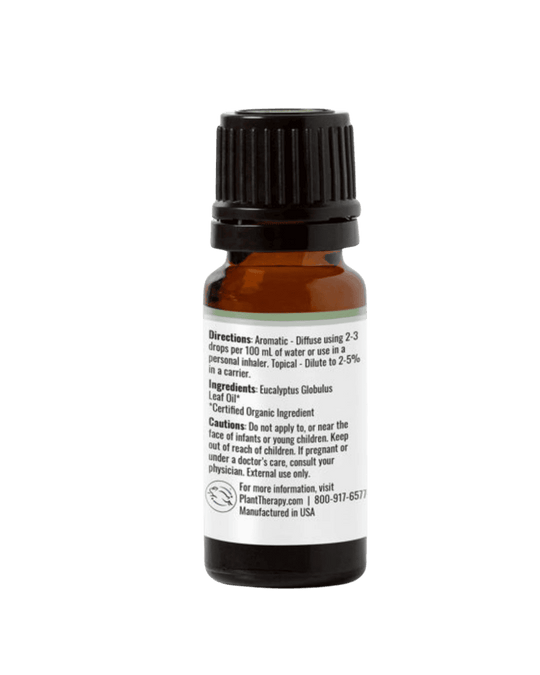Organic Eucalyptus Globulus Essential Oil, Plant Therapy, Ayurveda Store NZ
