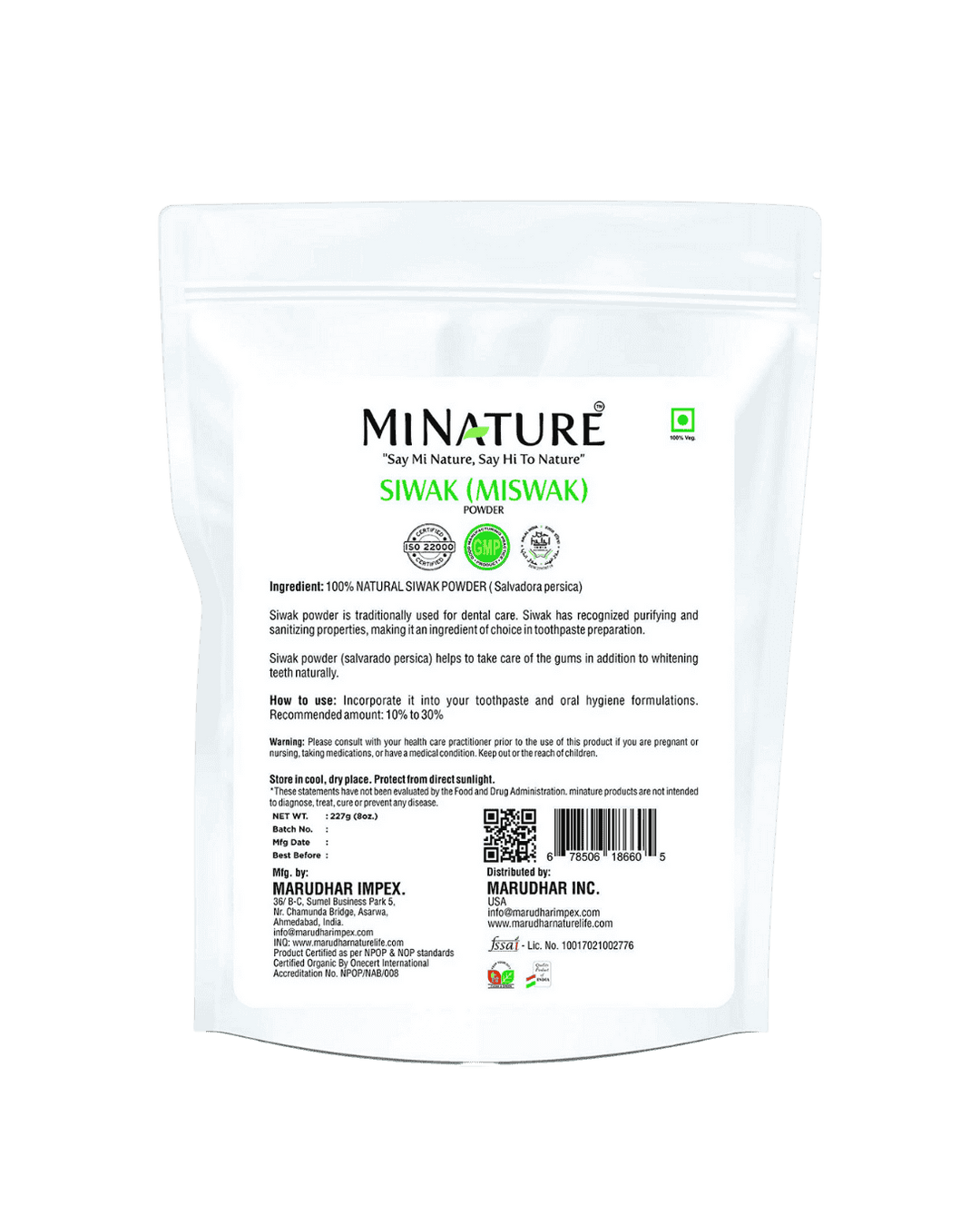 Siwak Powder, Minature, Ayurveda Store NZ