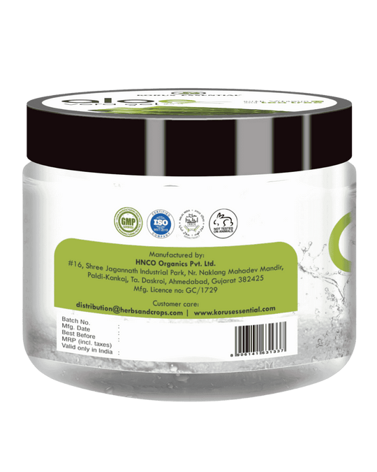 Aloe Vera Gel With Vitamin E and Tea Tree For Skin & Hair 200gms