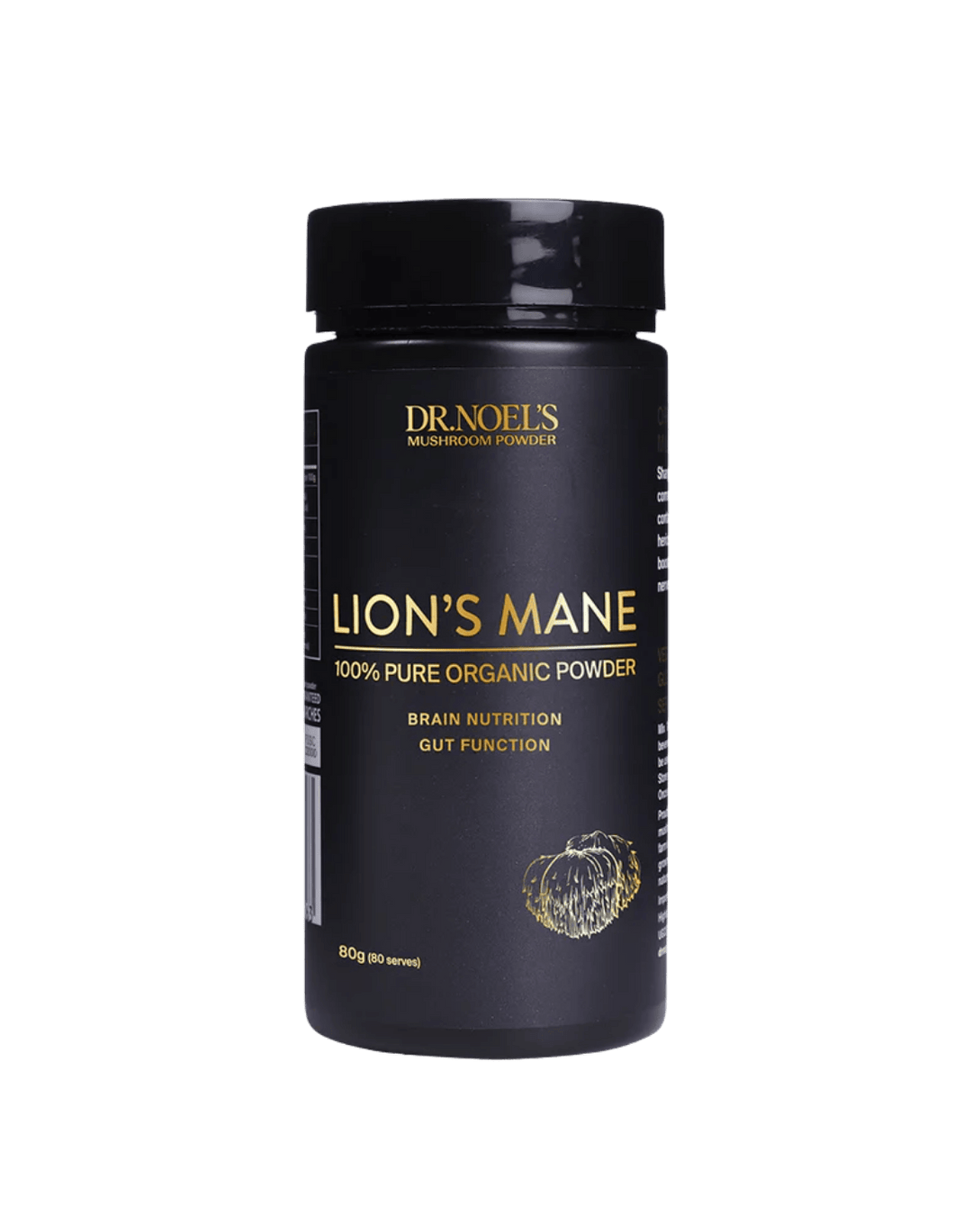 Lion's Mane Mushroom, Dr. Noel's, Brain Nutrition, Gut Function, Ayurveda Store NZ