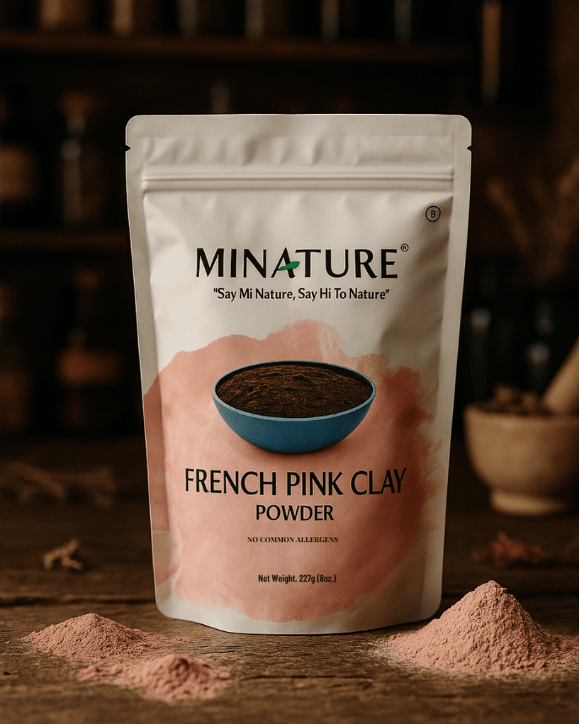French Pink Clay, Minature, Ayurveda Store NZ